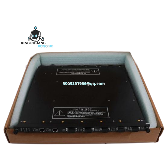 TRICONEX 4000098-510 module mounted in industrial rack