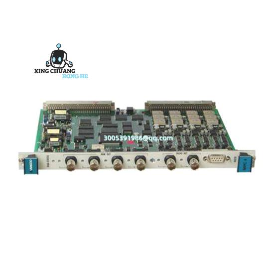 Close-up of Vibro-meter VM600-XMV16 terminal connections