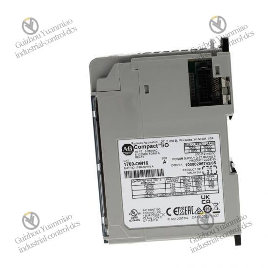 AB 1769-OW16 module front panel