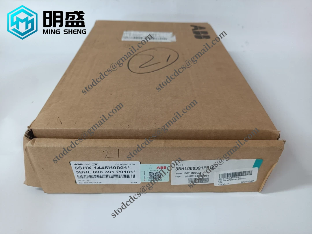ABB 5SHX1445H0001 控制模块特写
