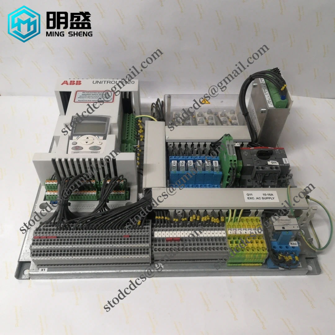 ABB UNITROL1020模块安装示意图