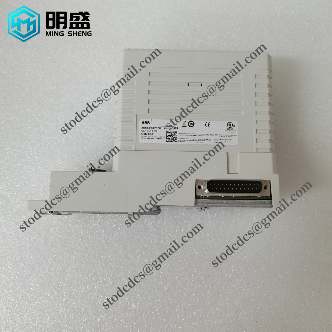 ABB CI871K01 工业控制模块特写