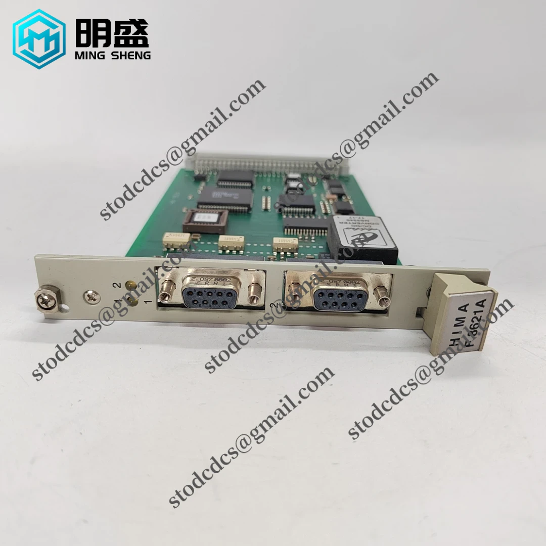 HIMA F8621A安全控制器模块正面特写