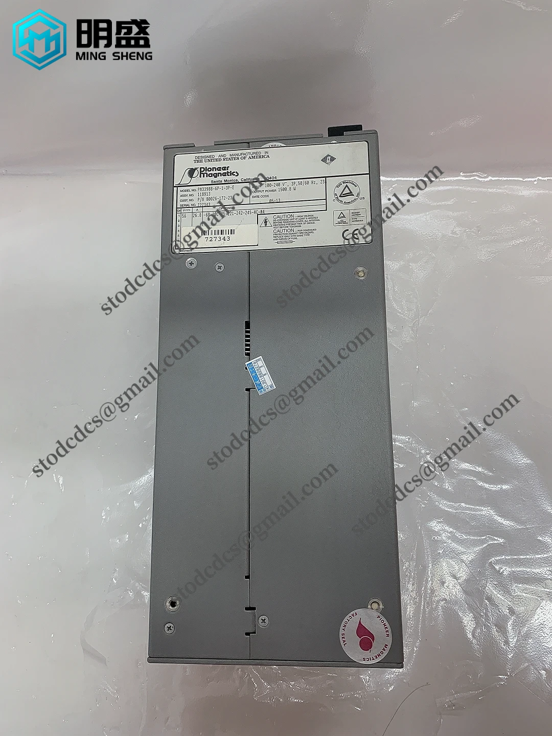 PIONEER MAGNETICS PM3398B-6P-1-3P-E 80026-172-23