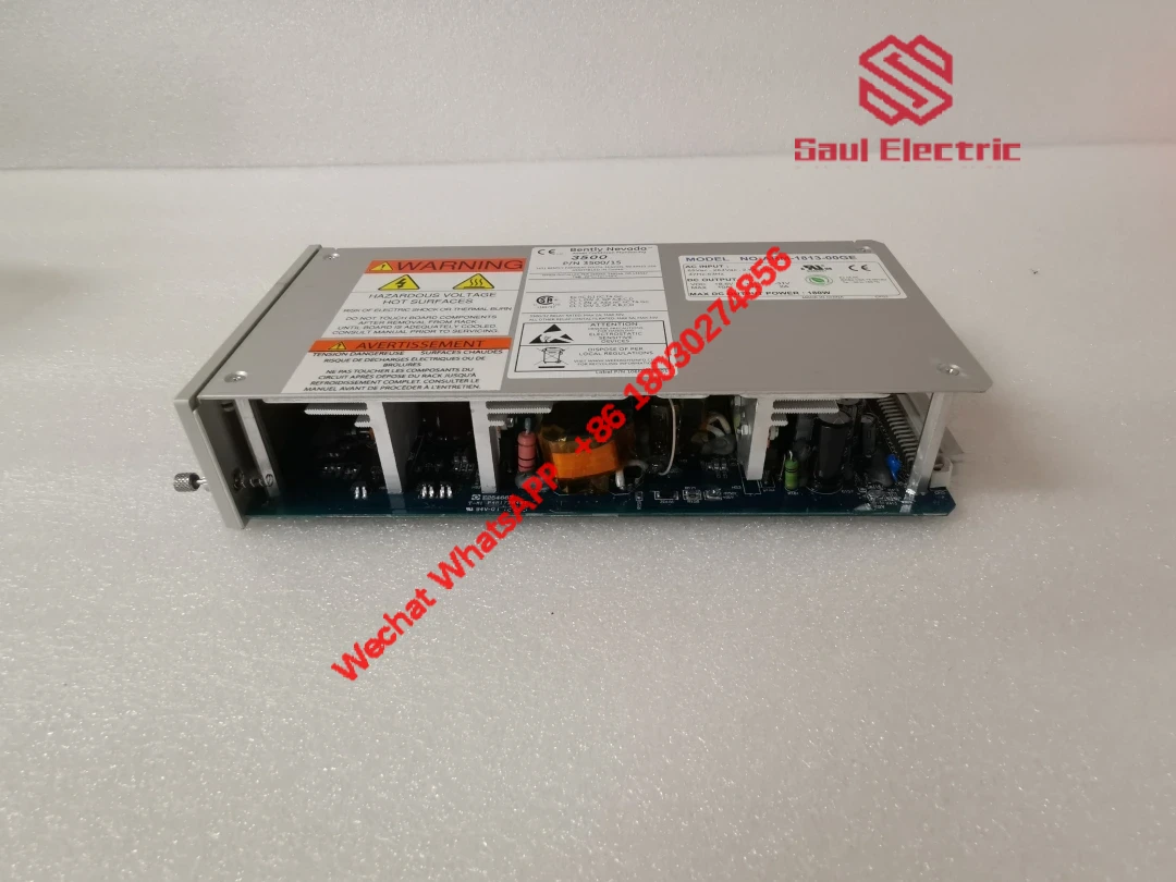 3500/15 power module in control cabinet