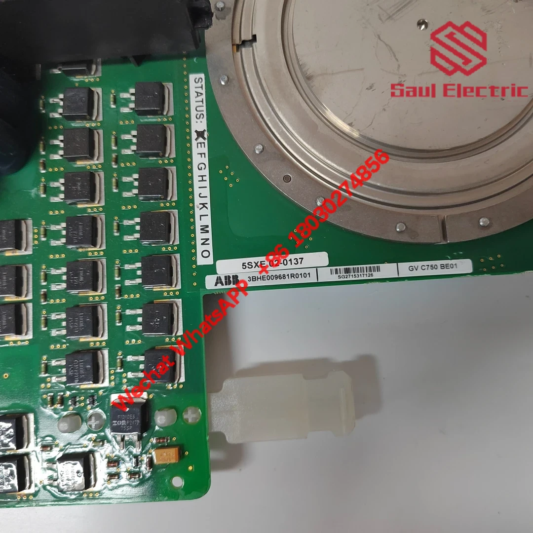 ABB 5SHX2645L0002 control module front panel