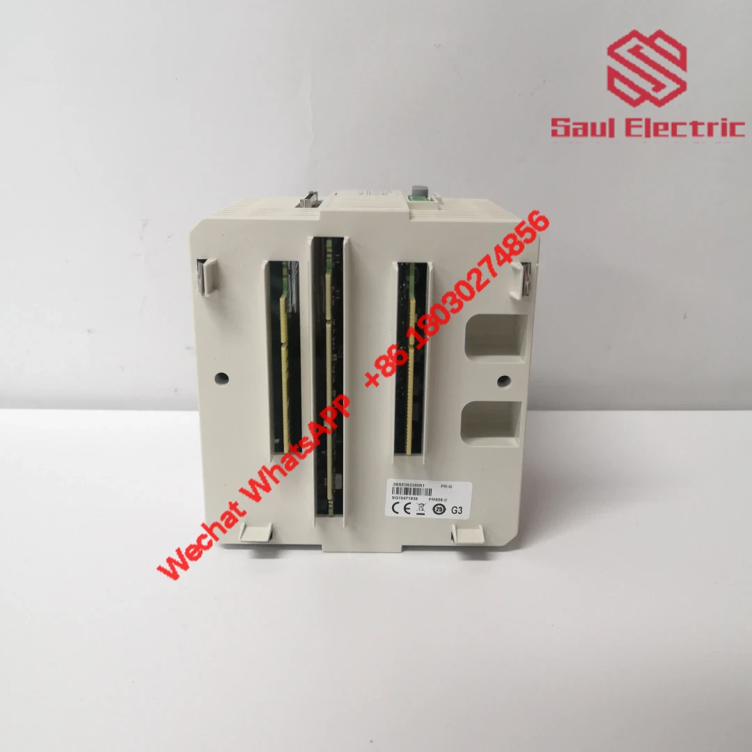 ABB PM858 module installation view