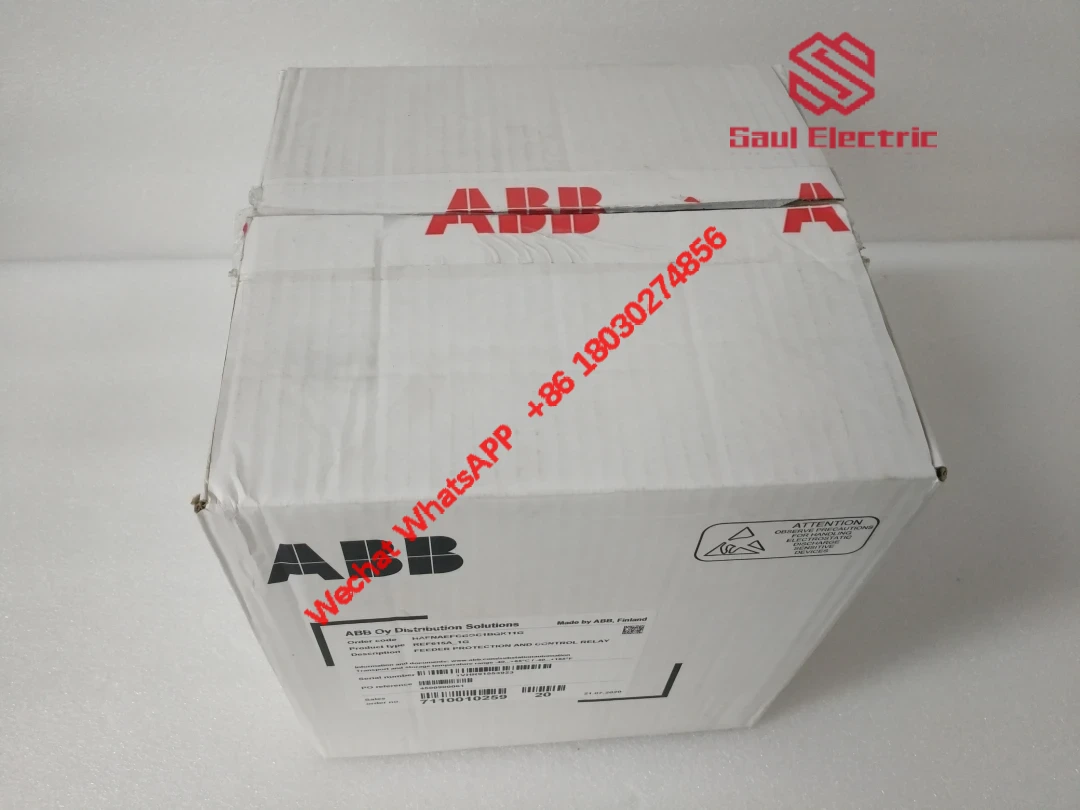 ABB REF615A_1G HAFNAEFCBGC1BQK11G Module Front Panel