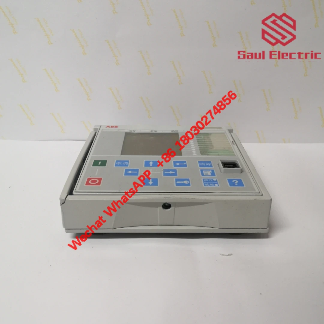 ABB REF615 front panel details