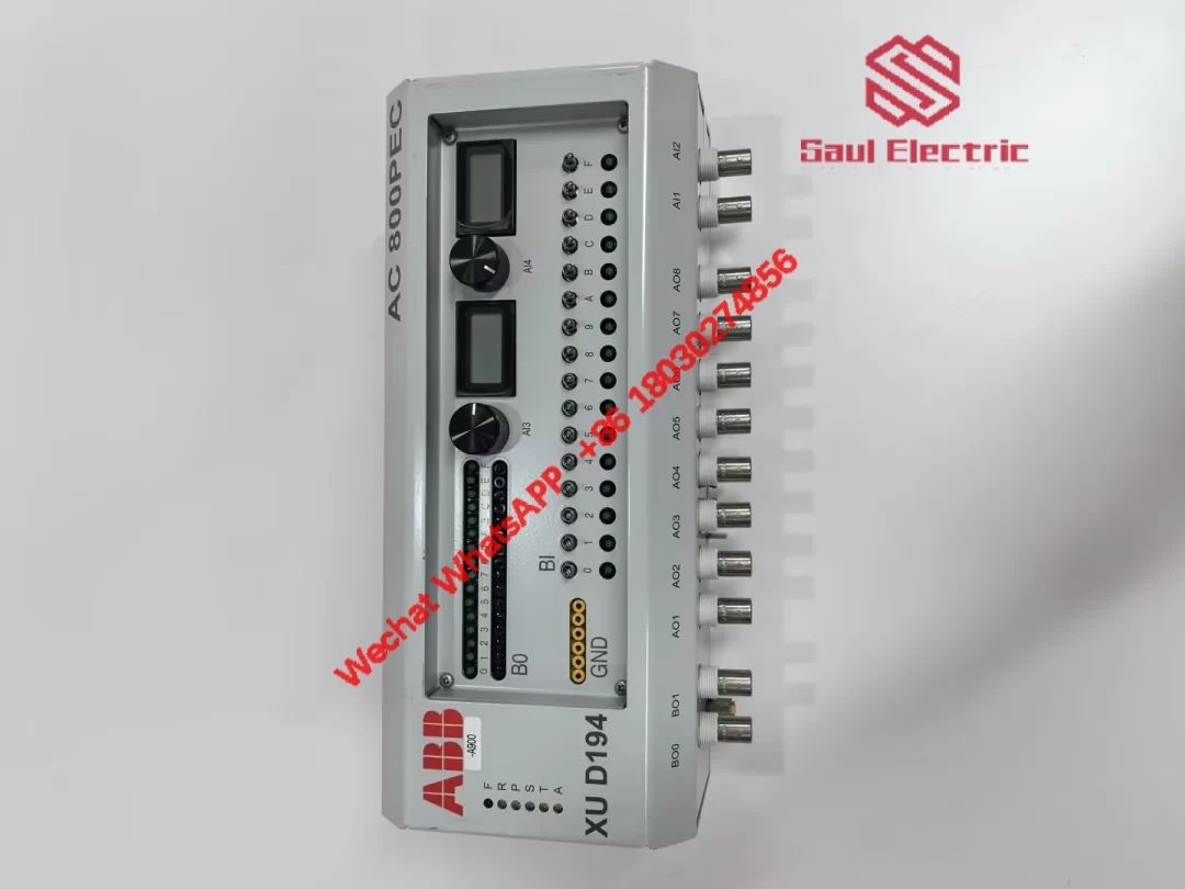 ABB XUD194 Controller Front Panel