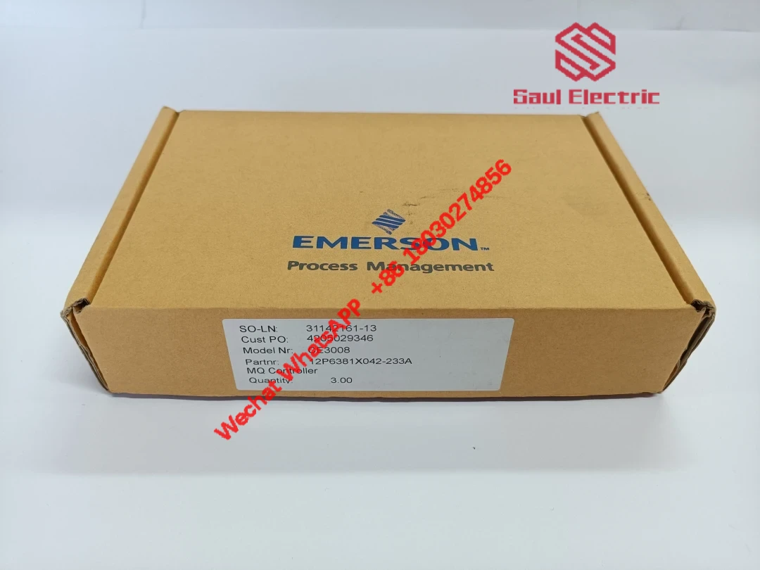 EMERSON VE3008 CE3008 KJ2005X1-MQ1 Module Connections