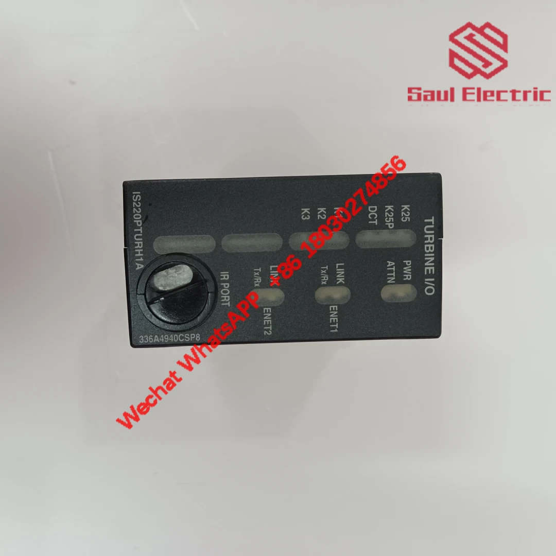 GE IS220PTURH1A front panel