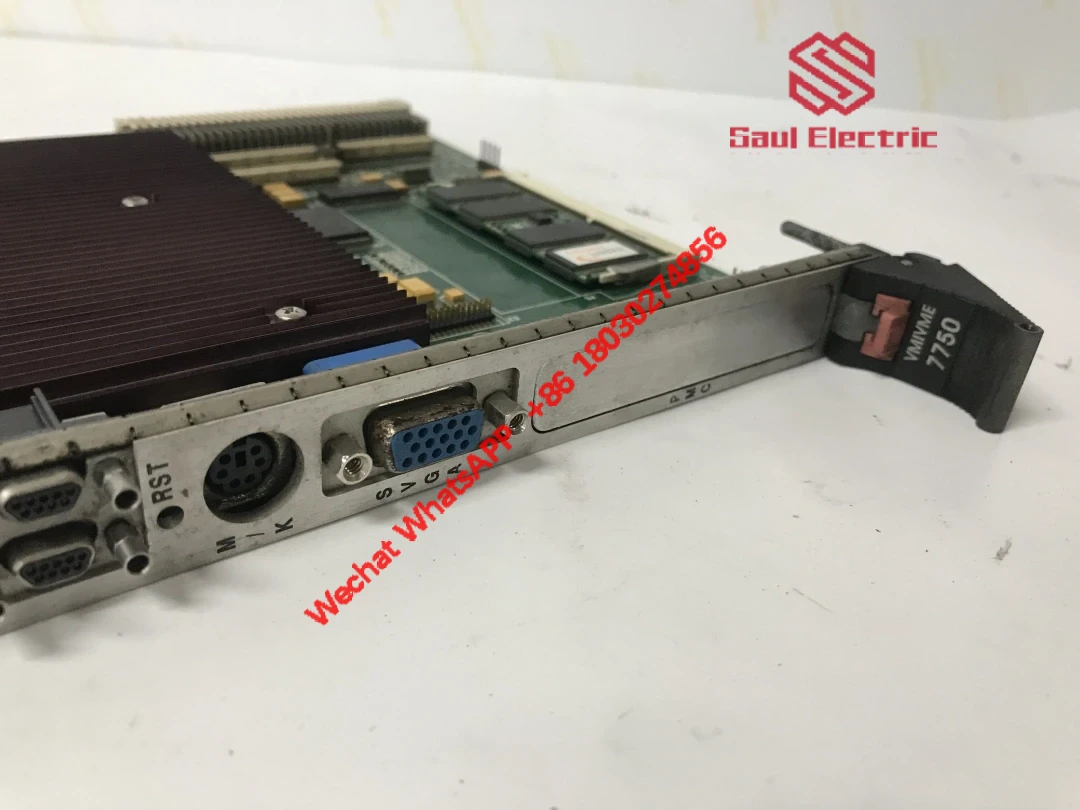 GE VMIVME-7750 front panel with port labels