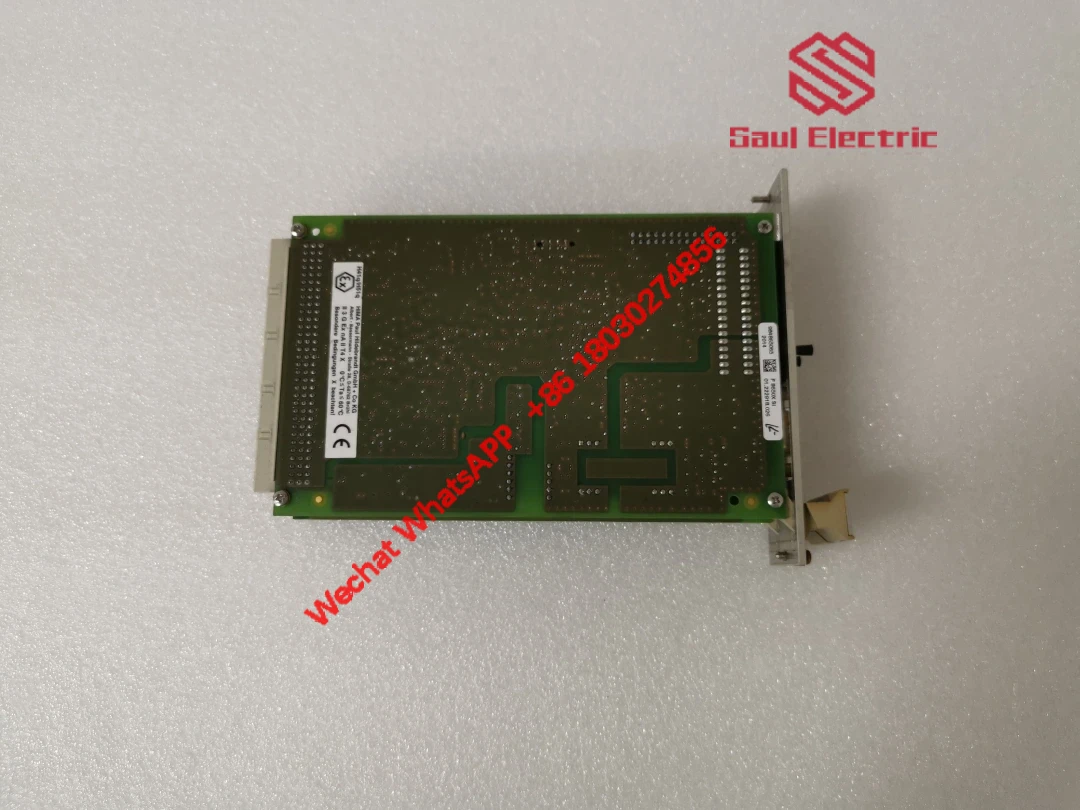 HIMA-F8650X control module in industrial setting