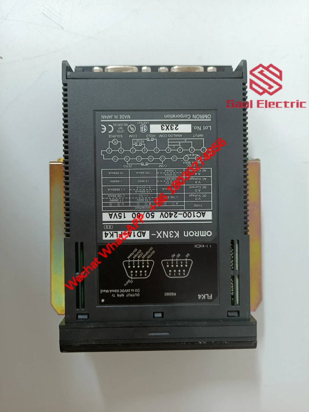 K3NX-AD1A-FLK4 module in control cabinet