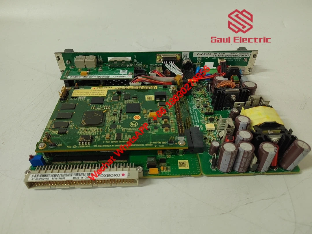 FOXBORO analog input modules in control cabinet