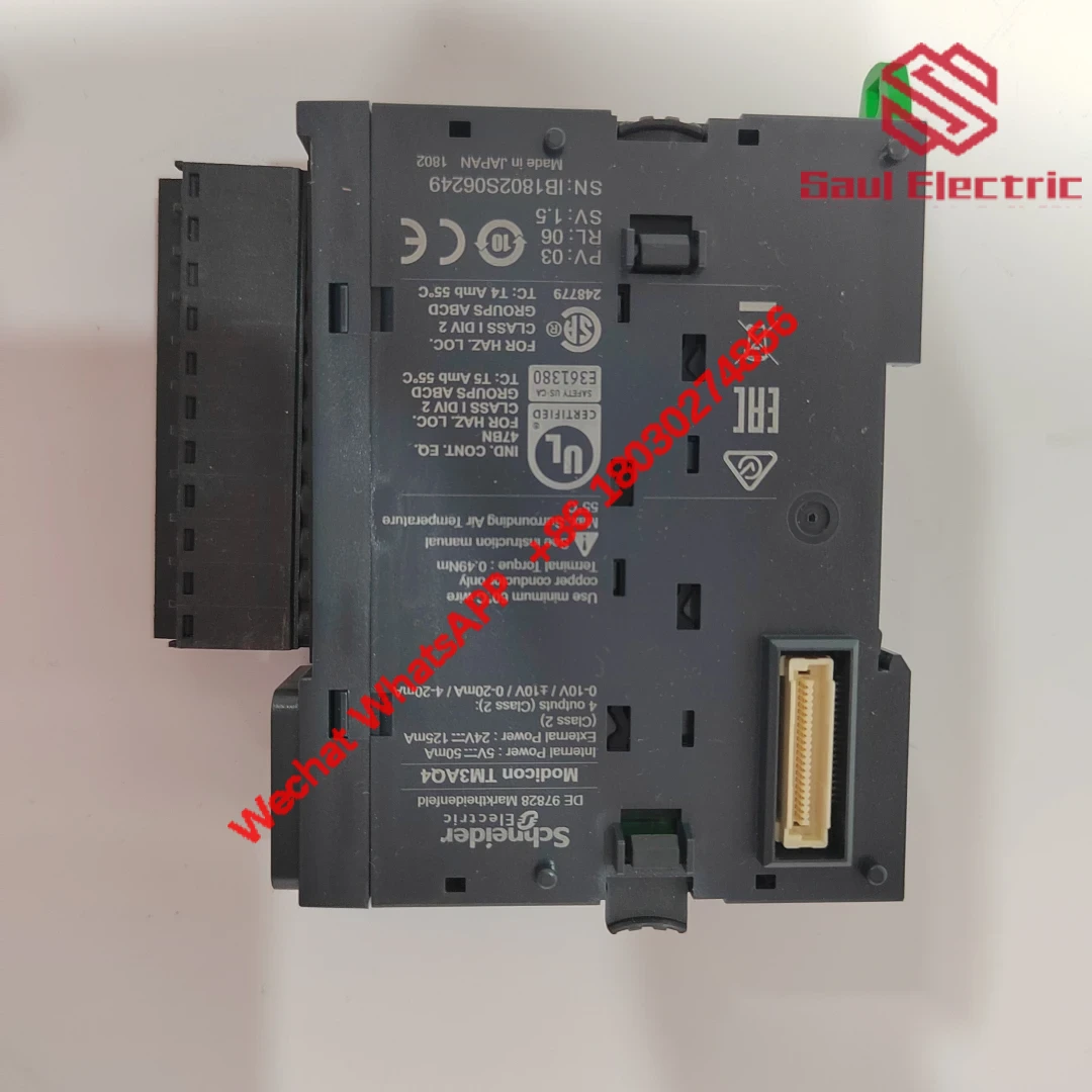 TM3AQ4 Module Front Panel