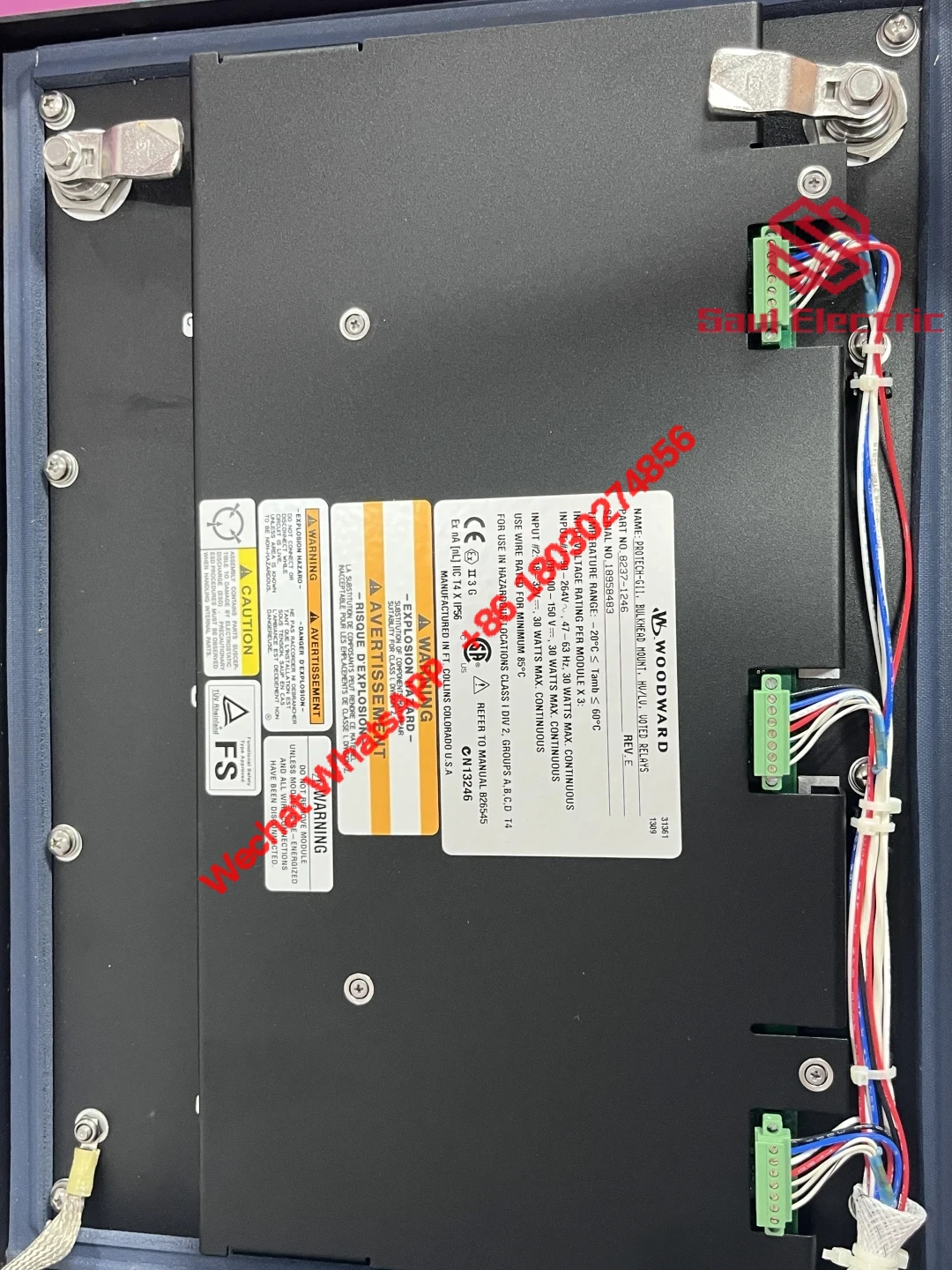 WOODWARD 8237-1246 front panel