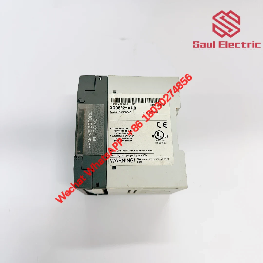 XO08R2 1SBP260109R1001 module front panel